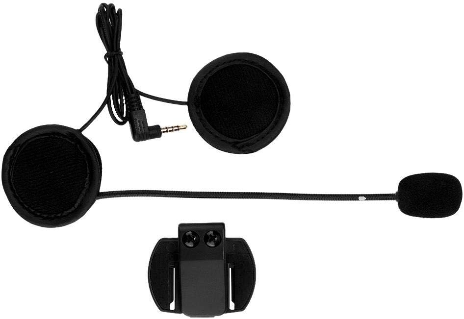 Akozon Auriculares Intercomunicador Bluetooth Interphone Headset Motocicleta para V6 / V4 Walkie-Talkie Interphone Bluetooth Earphone Intercomunicador para Motos y Scooters